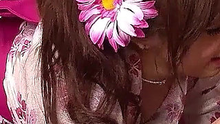 Japan skinny teens filmed in threesome with step brother