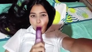 Homemade College Girl Masturbates After Class - Real Amateur Latina with Big Ass