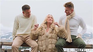 Bosses Wife Brandi Love Gets Spit-roasted By New Hires At Company Retreat