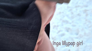 Stranger Fucks Me with a Dildo Outside