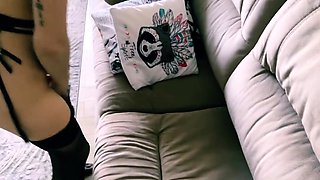 Blonde Babe Uses Double Dildo for Orgasmic Solo Webcam Show