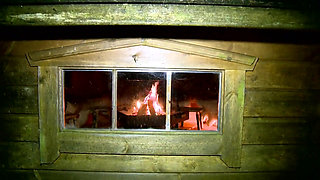 Blonde Bombshell Teases with Cock in Luxury Car