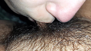 My Girlfriend Sucks, Bites, Sucks, Licks My Hairy Pussy