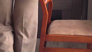 MILF Secretary Teases Tight Ass Till Her Pants Split