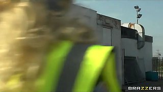 Brazzers - Sexy brunette British spy Stacy Lacey is fucked