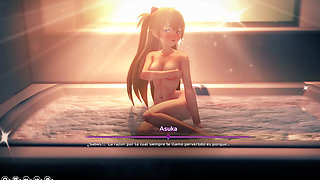 My Hentai Fantasy - Eating Asuka from Evangelion's pussy for the first time