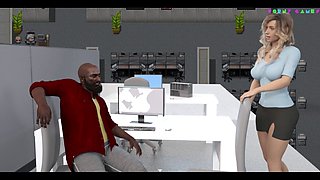 The office wife part five gets steamy in public with some naughty exhibitionism