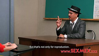 Horny Barrio At School