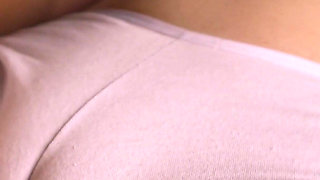 White Panties Camel Toe Close up Tease
