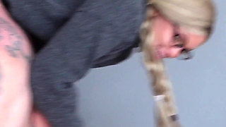 The Straight-a Student Got Fucked Hard and Came on Her Glasses.