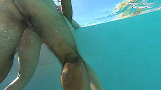 All Natural MILF Julia North Underwater Anal in the Pool