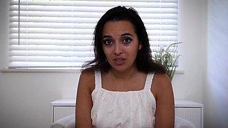 SMALL TIT BRUNETTE TATTOOED TEEN GIRLFRIEND CAUGHT IN SHOWER
