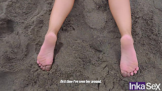 Vitoria Beatriz Brazilian Mega Ass Is Caught on the Beaches of Peru and Receives Anal From a Stranger.