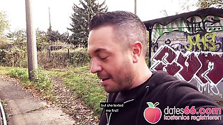 Dirty Priscilla and German Scout's outdoor video by POV Pickups