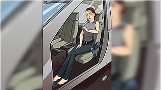 Sex In The Patrol Car Hentai Game