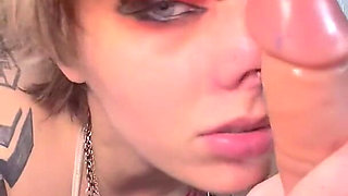 Nose Fetish Cute Goth Rubs Your Cock All Over Her Button Nose Pig Nose Flaring JOI Cum Inside My Nose