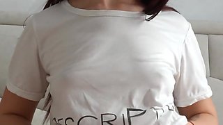 Soft Cute Girl Masturbates Her Virgin Pussy Before College