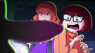Velma and Daphne being destroyed by monsters