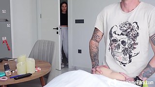 Stepsister exchanged herself with my love making toy