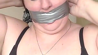 Lacey - Self Gag Fun and Orgasms After Gym Part 2