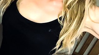 Curly Blonde Teen Records Solo Dildo Masturbation More at