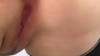 Slut's first time anal fuck show