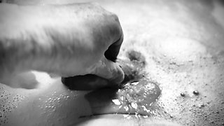 Wanked in the bath