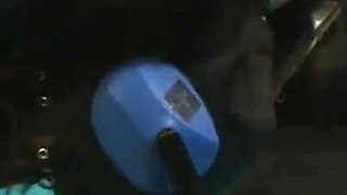 Sexy doctor hangs me upside down, pisses in my mouth and jerks me off