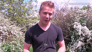 Czech Hunter - Twink Was Chilling in the Park and Craved Some Anal