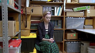 Sexy Jack and slender Lexi's naughty office rendezvous: Natural boobs, real-life passion