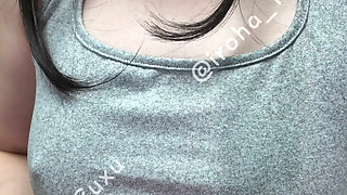 Japanese Amateur Beautiful Teen Girl Goes from Nipple Orgasm to Uncontrollable Squirting During Solo Play