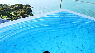 Bubble butt Thai GF first time anal fuck