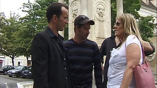 Mature Blonde MILF Fisted Deep by Horny Studs in Wild Threesome