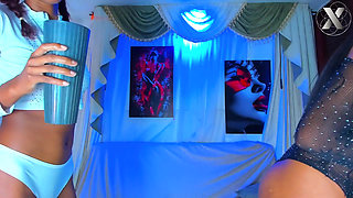 Dildo in the Ass While Rubbing My Clitoris: Anal Masturbation with Mixed Orgasm