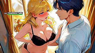 Married French Blonde MILF Seduced in Fitting Room - Ai Animation