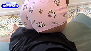 Step Sister Take Off Condom And Take Step Brothers Creampie In Pussy