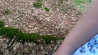 Almost Caught: Outdoor Lake Fuck, Handjob & Piss