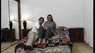 Glasses-wearing Brunette Gets Pounded in Retro Hardcore Fuck