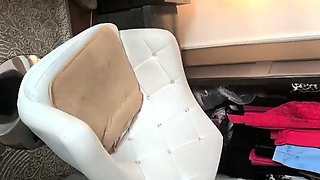 Amateur blonde girlfriend toyed and facialized