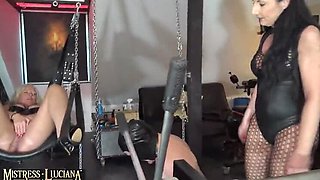 Mistress Luciana Piss Domination - Blonde German BDSM Slave Humiliation
