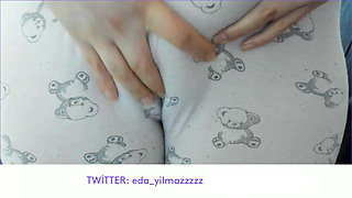 MASTURBATION IN PAJAMAS- CAMELTOE- PUFFED PUSSY- SWOLLEN PUSSY- TURKISH PORN