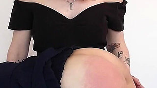 Slave Mila's Otk Wooden Spoon Spanking by Miss Roxy