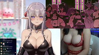 darkness from konosuba prays for hermaphroditism