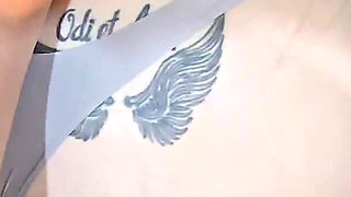 Horny Husband Caught His Wife Washing Her Hair in the Bathroom and Fucked Her