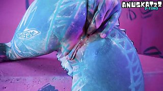 Dreadhead Tatted Woman Gets Bumfuck Plumbed After Fake penis Have fun