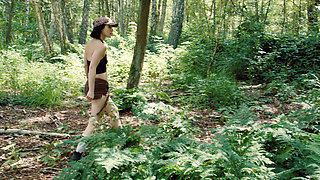 Dyke Deer Lesbian Domination in the Forest with Mushroom Sofi