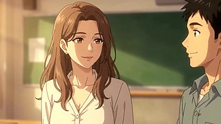 Young teacher Is Way Too Relaxed With Her Adult Student