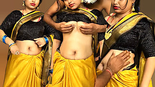 Realistic married stepsister Romantic foreplay sex