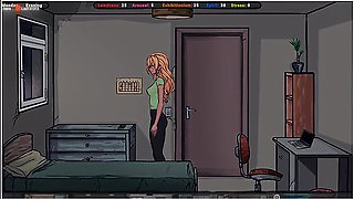 The Lustful Landlord Adores Her Innocent Body. Hentai Game