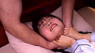 Old cum breakfast for a young cock addicted girl